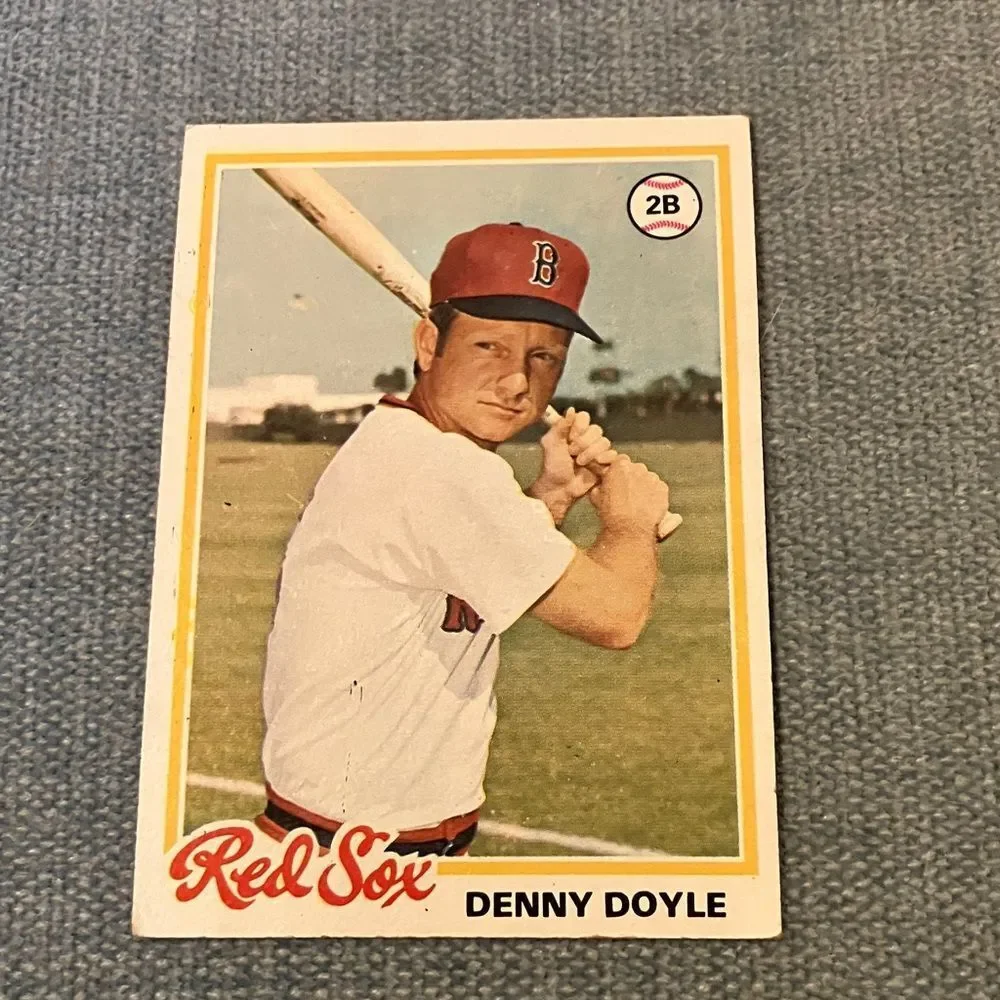 1978 Topps Boston Red Sox Baseball Card Trading Card